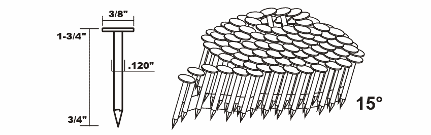 Roofing Nail Sizes Chart