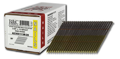 28° OFFSET HEAD STRIP WIRE WELD COLLATED, SMALL PACK