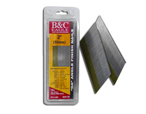 15 GAUGE 33°/35° ANGLE FINISH NAILS (SENCO STYLE), CLAMSHELL