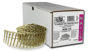 COIL ROOFING NAILS, HIGH WIRE 15°, SMALL PACK