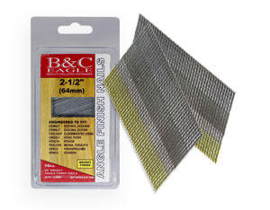16 GAUGE 20° ANGLE FINISH NAILS (PASLODE STYLE), CLAMSHELL