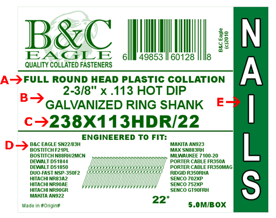 How to read our labels